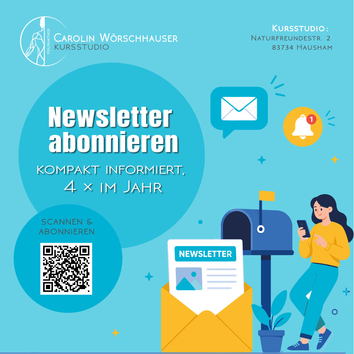 Mein Newsletter – kompakt informiert, 4× im Jahr